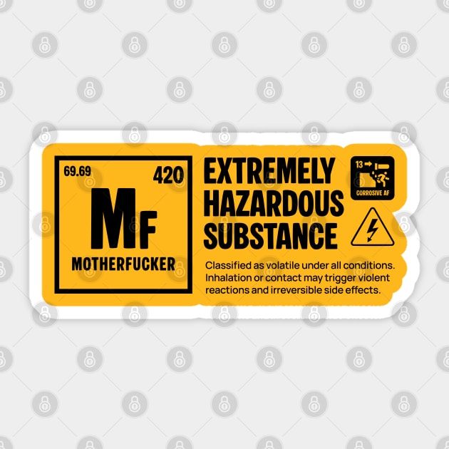 BAD MF Sticker by artslaves